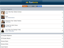 Tablet Screenshot of m.funtonia.com